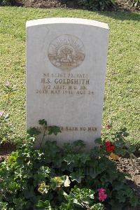 Ismailia War Memorial Cemetery - Goldsmith, Horace Sidney